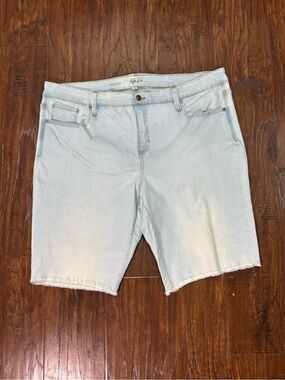 Style & Co. Light Blue Women’s Frayed Hem Denim Shorts
